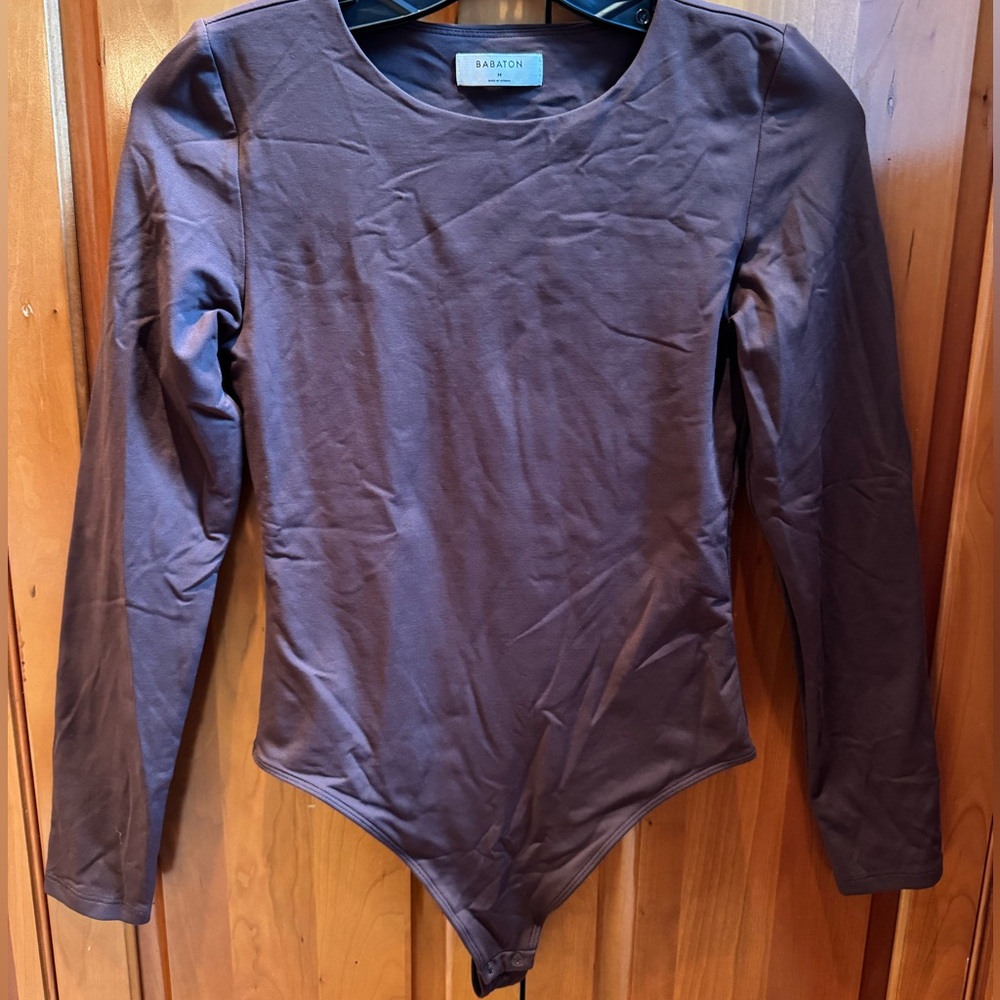 Babaton Chocolate Long Sleeve Top